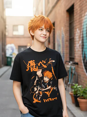 Polera Haikyuu Hinata X Kageyama Voley Anime Dtf Grafimax