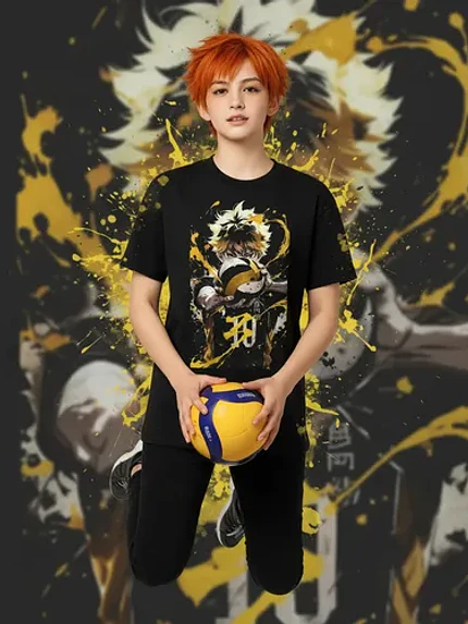 Polera Haikyuu Hinata 10  Voley Anime Dtf Grafimax 2