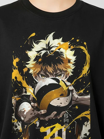 Polera Haikyuu Hinata 10  Voley Anime Dtf Grafimax 5