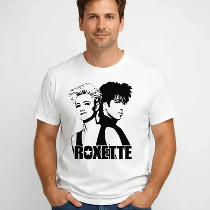 Polera Roxette Stencil  Rock 80s Clásico Grafimax 3