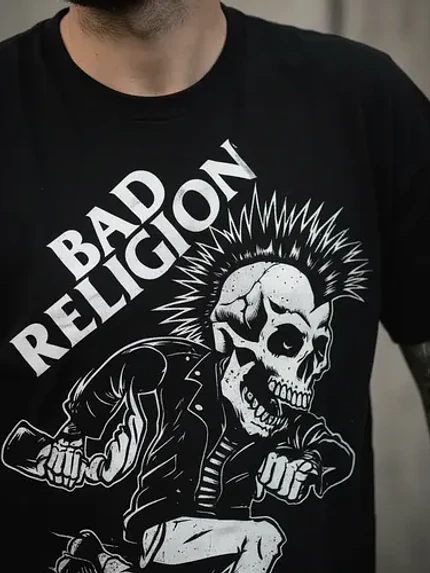 Polera Bad Religion Skull Punk Rock Grafimax 3