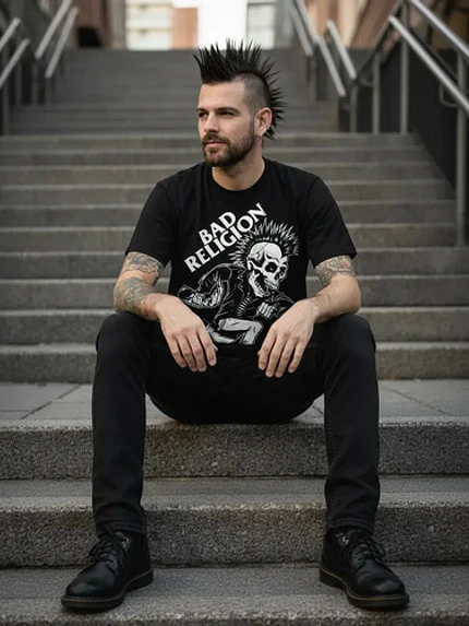 Polera Bad Religion Skull Punk Rock Grafimax 4