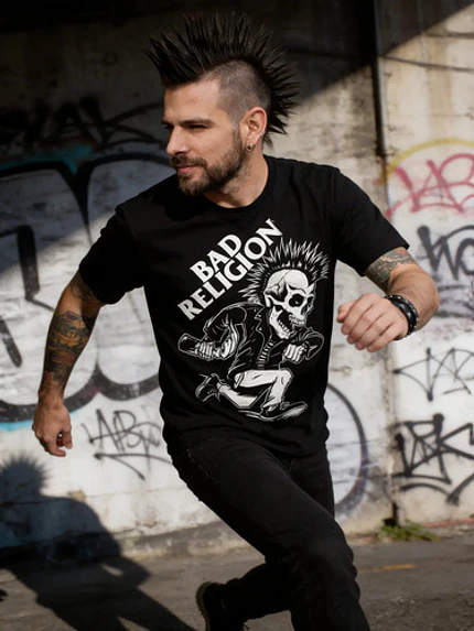 Polera Bad Religion Skull Punk Rock Grafimax 5