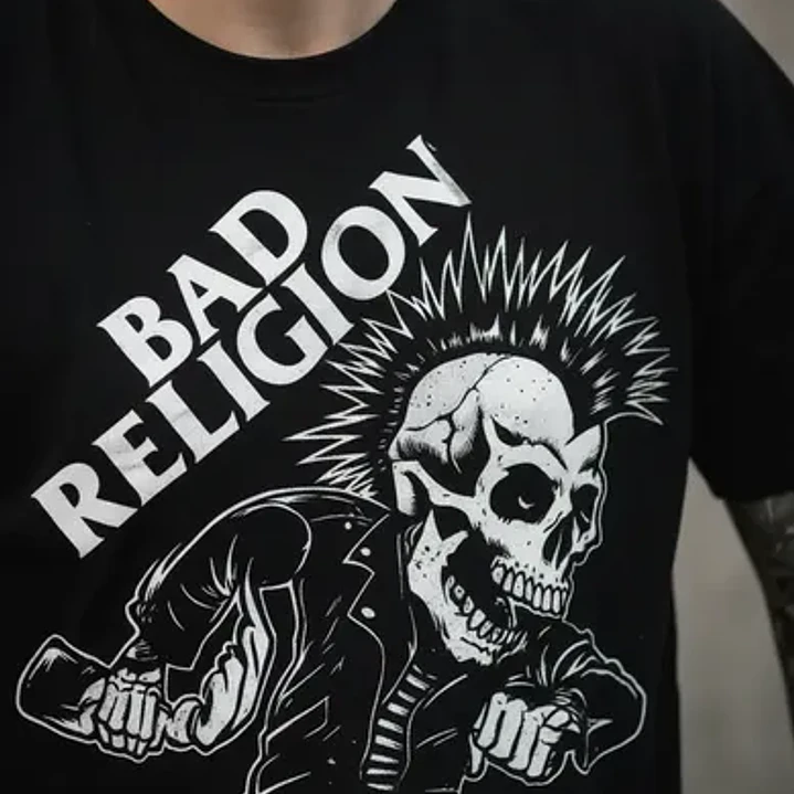 Polera Bad Religion Skull Punk Rock Grafimax 3