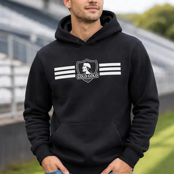 Polerón Colo Colo Escudo Equipos Deporte Estampado Grafimax 1