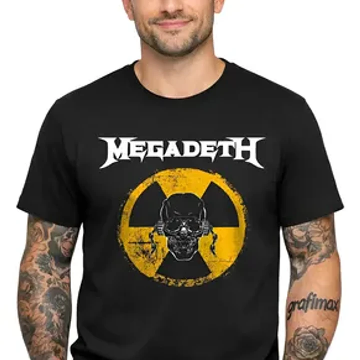 Polera Megadeth Nuclear Trash Metal  Dtf Grafimax 1