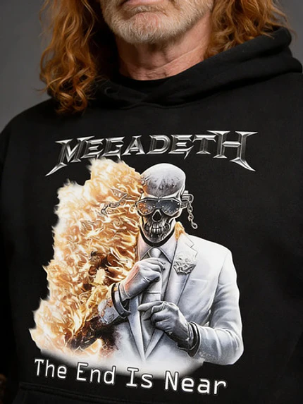 Polerón Megadeth The End Is Near Rock Trash Metalgrafimax 3