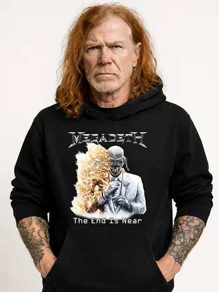 Polerón Megadeth The End Is Near Rock Trash Metalgrafimax 4