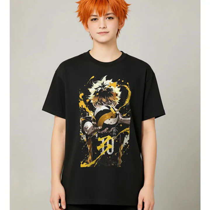 Polera Haikyuu Hinata 10  Voley Anime Dtf Grafimax 4