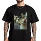 Polera Gatitos Divertidos Gato Smoke Meme Oversize Grafimax - Miniatura 1