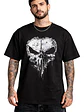 Polera Punisher Superhéroe Overisize Hombre  Grafimax - Miniatura 1
