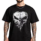 Polera Punisher Superhéroe Overisize Hombre  Grafimax - Miniatura 1