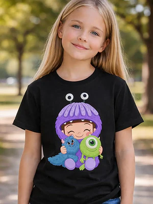 Polera Niña Monsters Inc. Boo Niñas Algodón Grafimax