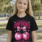Polera Niña Guinda Coquette Cute Niñas Algodón Grafimax - Miniatura 2