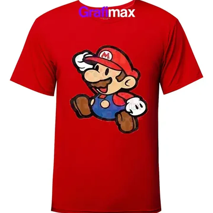 Pack Polera Hermanos Mario Bross & Luigi Duo Niños Grafimax 3