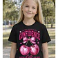 Polera Niña Guinda Coquette Cute Niñas Algodón Grafimax - Miniatura 3
