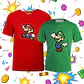 Pack Polera Hermanos Mario Bross & Luigi Duo Niños Grafimax - Miniatura 1