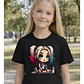 Polera Niña Harley Quinn Niñas Algodón Grafimax - Miniatura 3