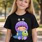 Polera Niña Monsters Inc. Boo Niñas Algodón Grafimax - Miniatura 2