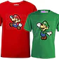Pack Polera Hermanos Mario Bross & Luigi Duo Niños Grafimax - Miniatura 1