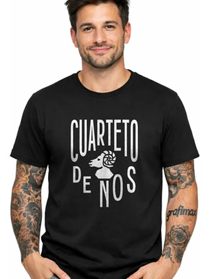 Polera El Cuarteto De Nos Grupo Músical Grafimax 1