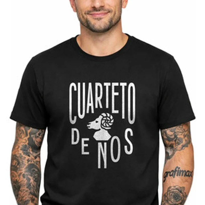 Polera El Cuarteto De Nos Grupo Músical Grafimax 1