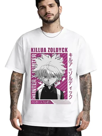 Polera Killua Zoldyc Hunter X Hunter Anime Dtf Grafimax 1