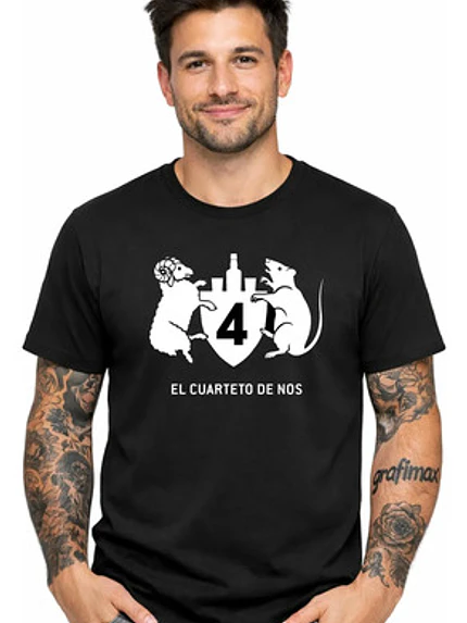 Polera El Cuarteto De Nos Música Grafimax 1