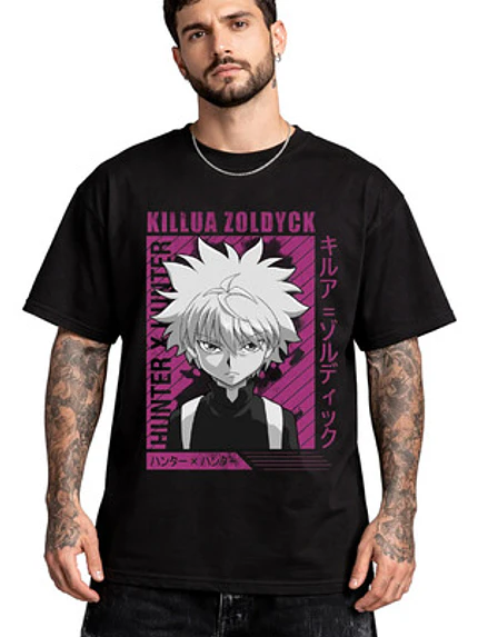 Polera Killua Zoldyc Hunter X Hunter Anime Dtf Grafimax 1