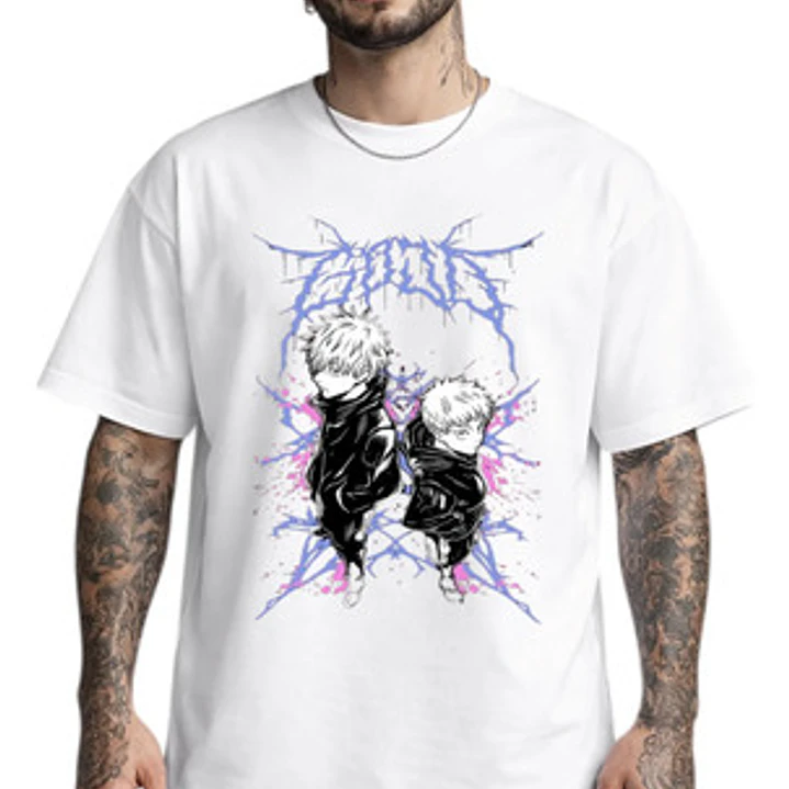 Polera Satoru Gojo Jujutsu Kaisen Diseños Anime Dtf Grafimax 1