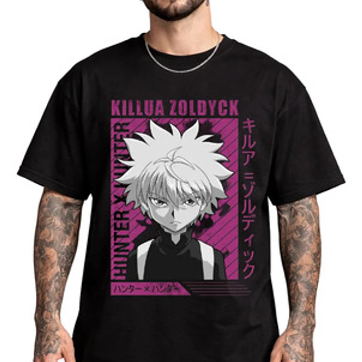 Polera Killua Zoldyc Hunter X Hunter Anime Dtf Grafimax 1