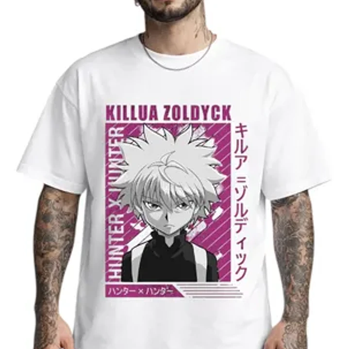 Polera Killua Zoldyc Hunter X Hunter Anime Dtf Grafimax 1