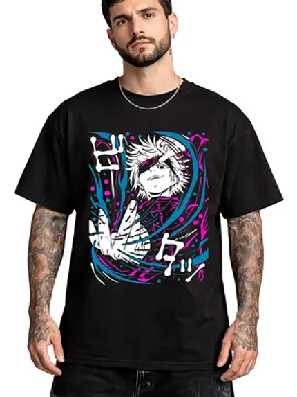 Polera Satoru Gojo Jujutsu Kaisen Diseños Anime Dtf Grafimax 1
