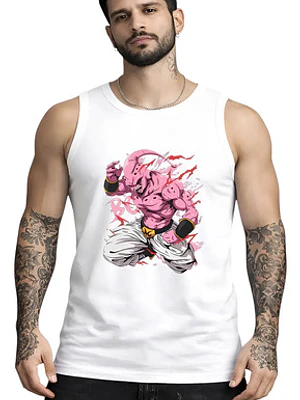 Polera Sin Mangas Dbz Majin Boo Dtf Anime Grafimax