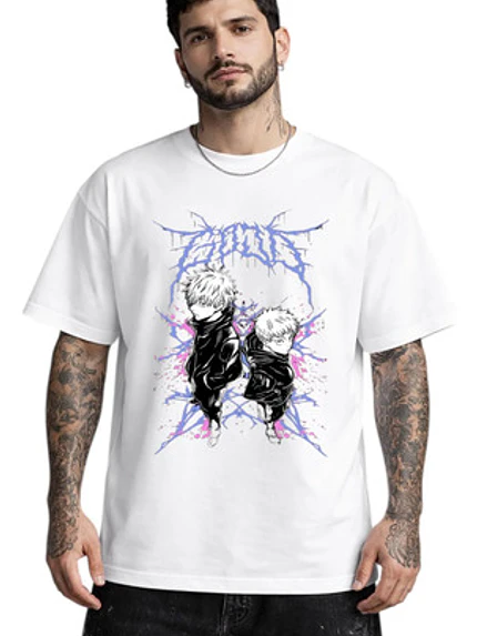Polera Satoru Gojo Jujutsu Kaisen Diseños Anime Dtf Grafimax 1