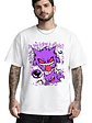 Polera Gengar Poke Anime Dtf Oversize Grafimax - Miniatura 1