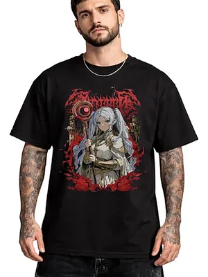 Polera Sousou No Frieren Anime Dtf Oversize Grafimax