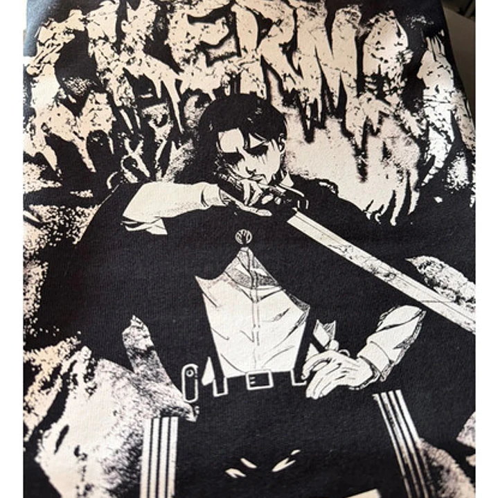 Polera Levi Ackerman Shingeki No Kyojin Diseños Dtf Grafimax 3