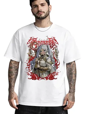 Polera Sousou No Frieren Anime Dtf Oversize Grafimax