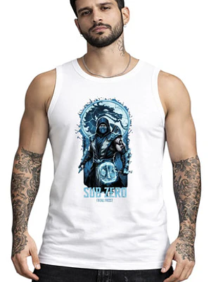 Polera Sin Mangas Sub Zero Videojuegos Dtf Grafimax