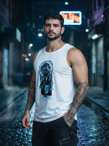 Polera Sin Mangas Sub Zero Videojuegos Dtf Grafimax 3