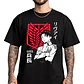 Polera Levi Ackerman Shingeki No Kyojin Diseños Dtf Grafimax - Miniatura 1