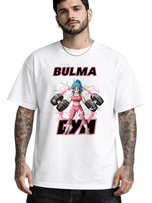 Polera Bulma Gym Dbz Anime Dtf Hombre Grafimax