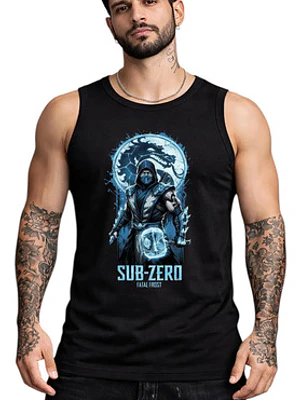 Polera Sin Mangas Sub Zero Videojuegos Dtf Grafimax