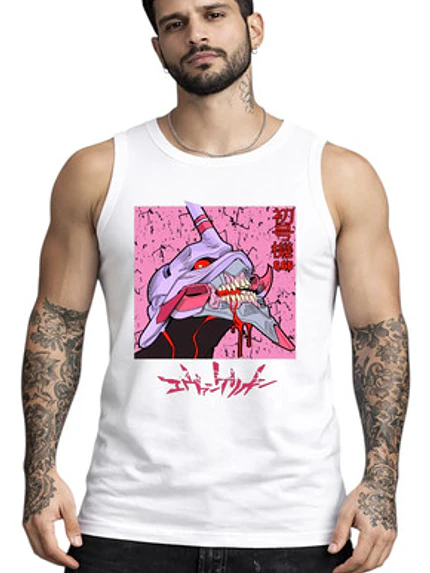 Polera Sin Mangas Eva 01 Anime Evangelion Dtf Grafimax 2