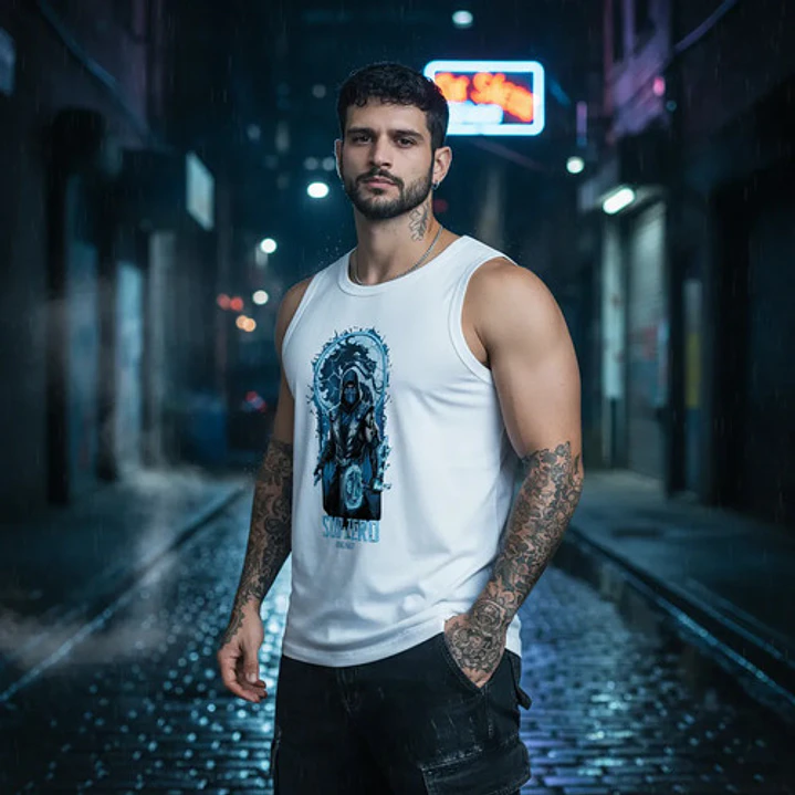 Polera Sin Mangas Sub Zero Videojuegos Dtf Grafimax 3
