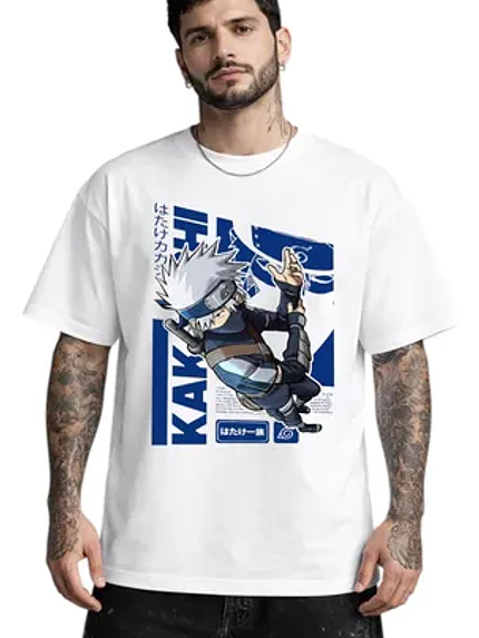 Polera Kakashi Hatake Naruto Anime Dtf Grafimax 1