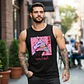 Polera Sin Mangas Eva 01 Anime Evangelion Dtf Grafimax - Miniatura 1