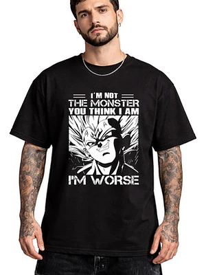 Polera Im Not That Monster Im Worse Dbz Anime Dtf Grafimax
