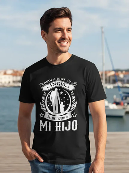 Polera Le Pedí Un Ángel A Dios Dia Del Padre Papá Grafimax 2